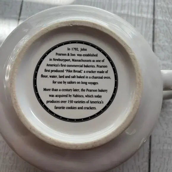 Vintage NABISCO Soup Cup Mug Bowl Premium Crackers Set Of 8